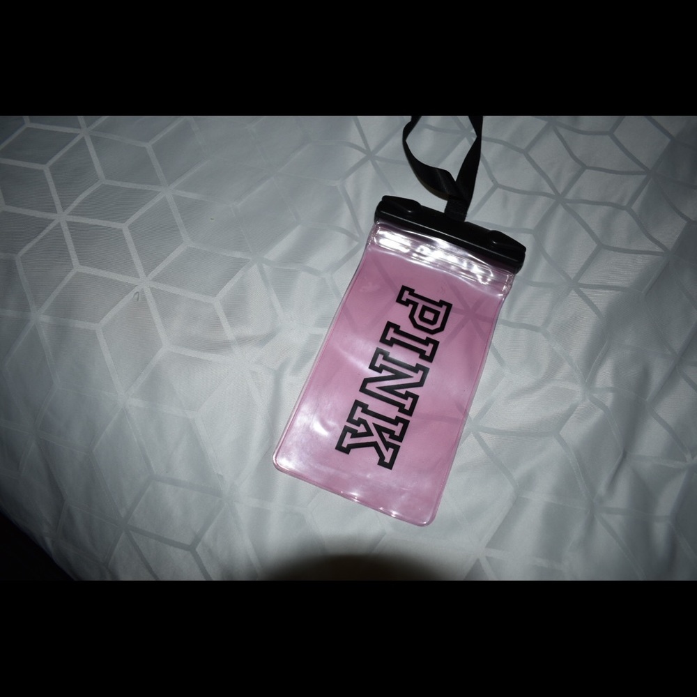 PINK Waterproof Lanyard Case